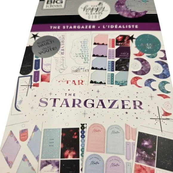 The Happy Planner From The Vault Stargazer 583-Piece Sticker Book New - Picture 2 of 16